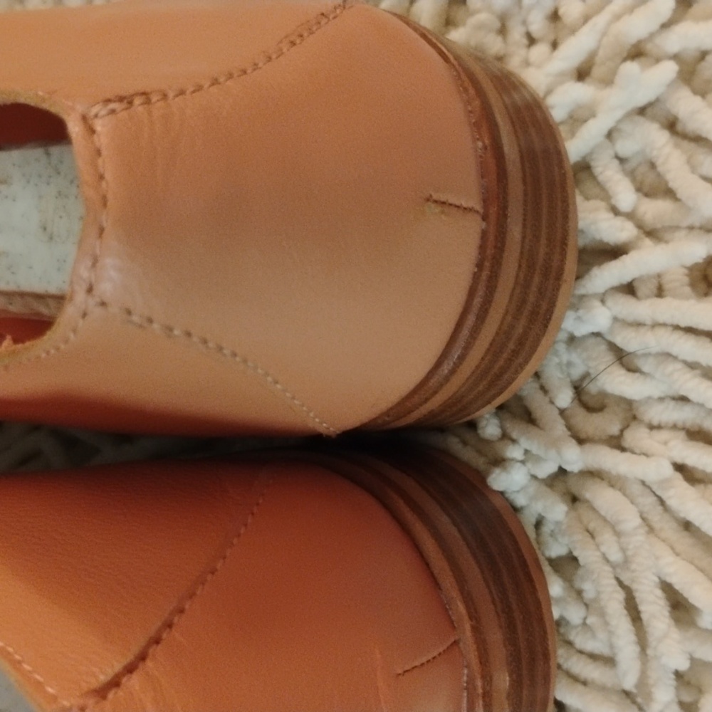 Treasure & Bond Kena Coral Leather Flats - Picture 4 of 9